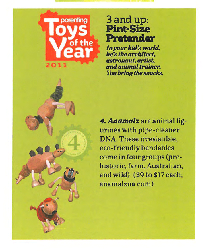 newspaper with article about anamalz