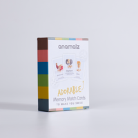 Box of anamalz adorable memory match cards on a white background