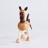 Front view of Anamalz Natural Wooden Horse Toy – eco-friendly educational toy for toddlers