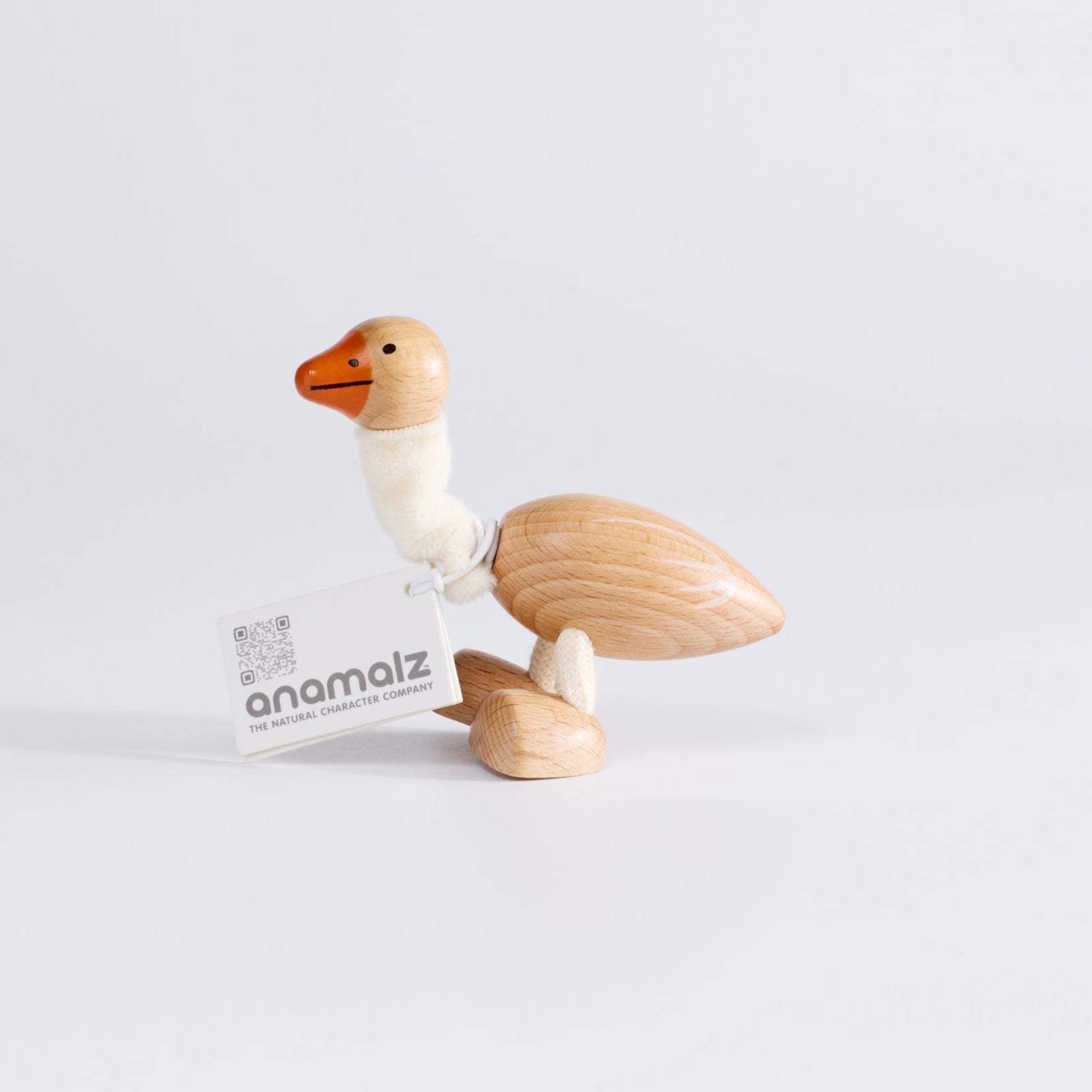 Packaging of Anamalz Wooden Goose – eco-friendly educational toy for kids